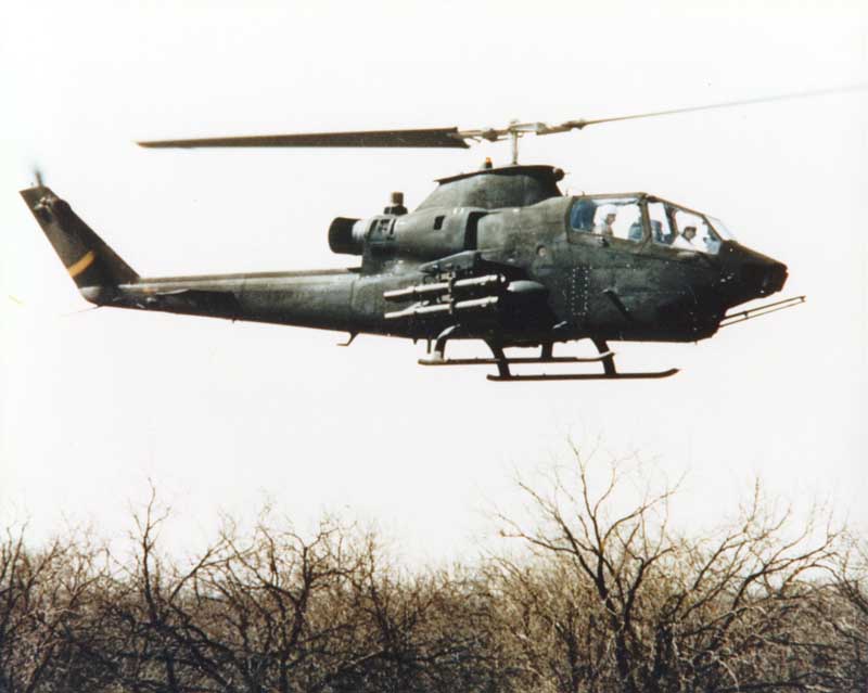 Image: U.S. Army AH-1F Cobra helicopter