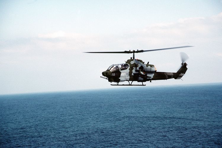 U.S. Marines AH-1W Sea Cobra Helicopter