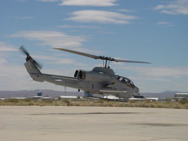Image: U.S. Marines AH-1W helicopter