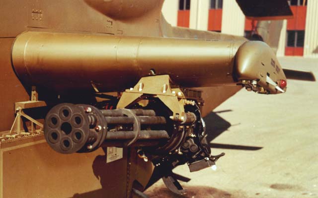 Close in photo of the M35 Armament Subsystem