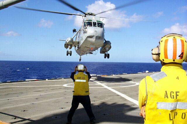 Image: U.S. Navy H-3 Sea King