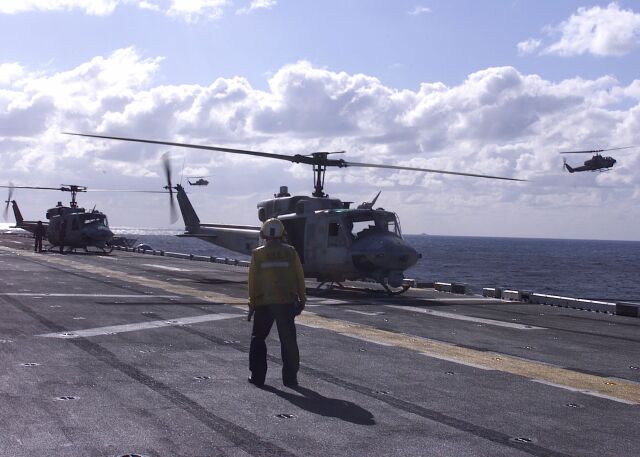 UH-1N Hueys and AH-1W Cobras
