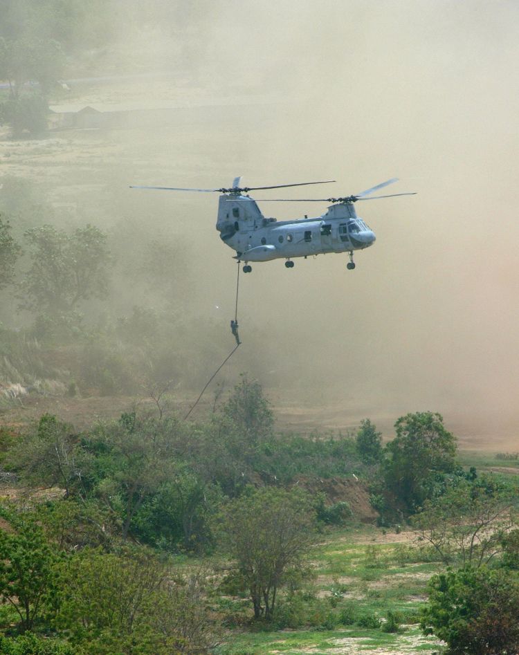 Image: U. S. Navy CH-46 Helicopter