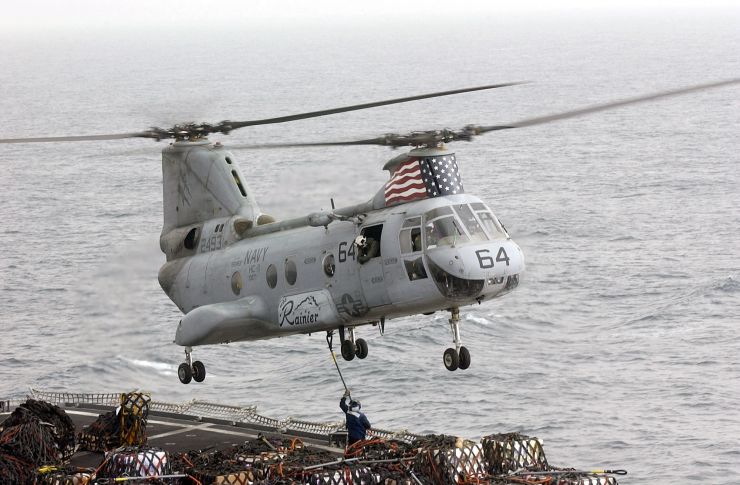 Image: CH-46 Sea Knight Helicopter