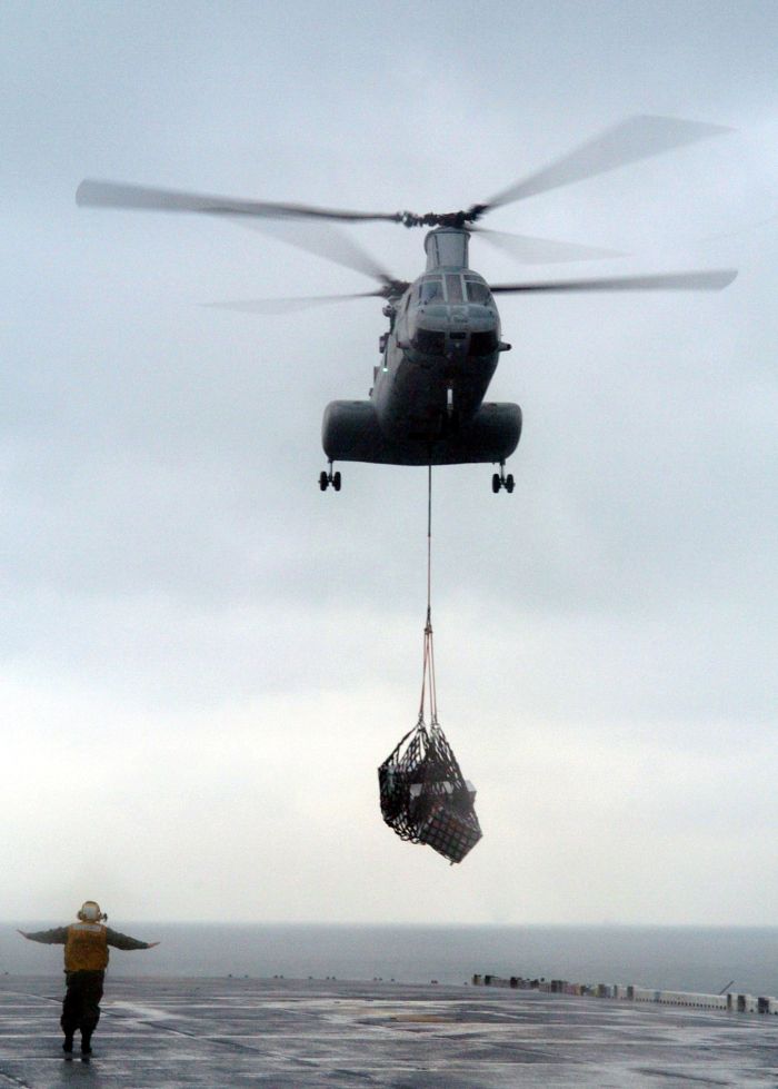 Image: U.S.M.C. CH-46 Sea Knight Helicopter