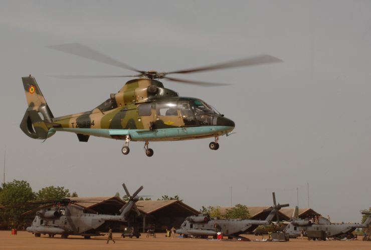 Image: Malinese Airforce Helicopter