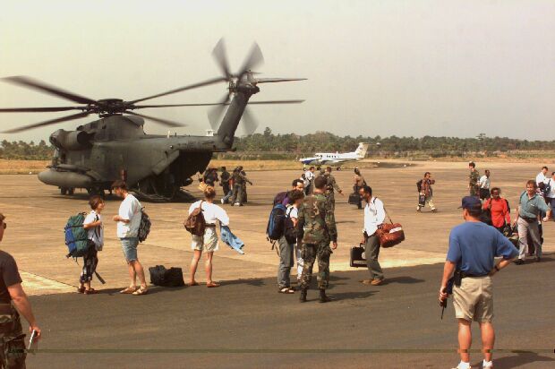 Image: U.S. Air Force MH-53 Pavelow helicopter