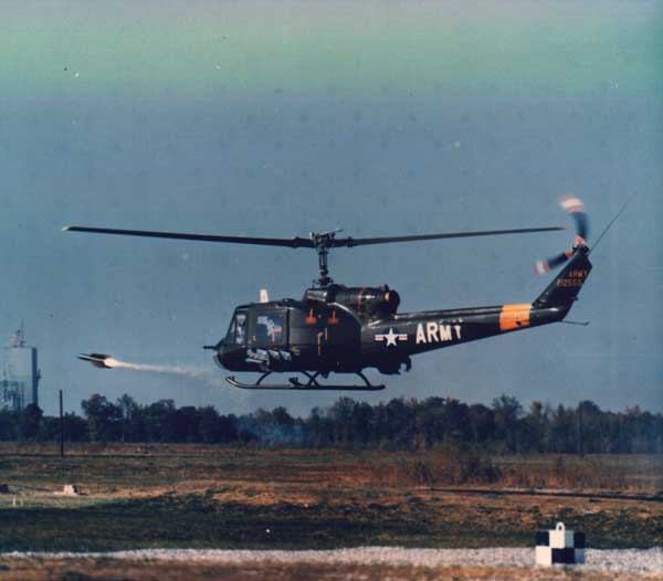 Image: UH-1B firing a M22 missile