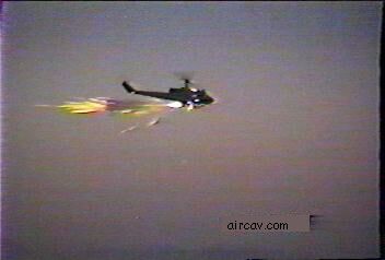 UH-1M Night rocket fire #2