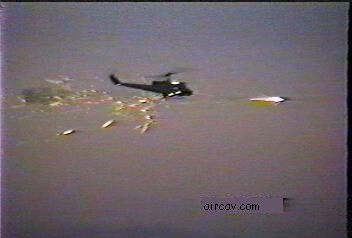UH-1M Night rocket fire #4