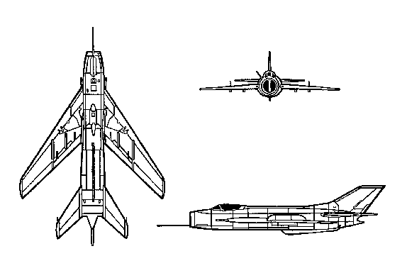 Drawing: MiG-19 Farmer