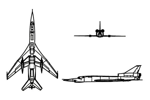 Drawing: Tu-22 Blinder