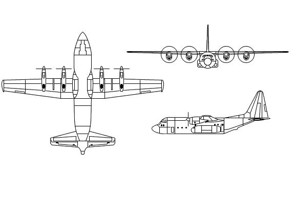 Drawing: C-130 Hercules