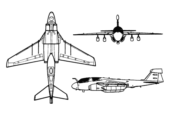 Drawing: EA-6B Prowler