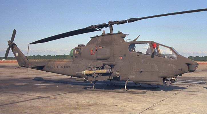 Bell Ah 1f Fully Modernized Cobra Attack Helicopter