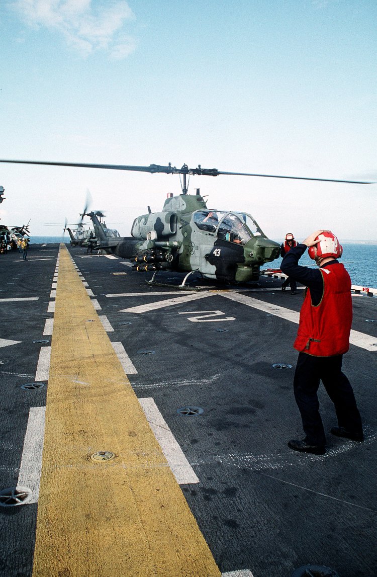 Image: U.S.M.C. AH-1W Sea Cobra Helicopters