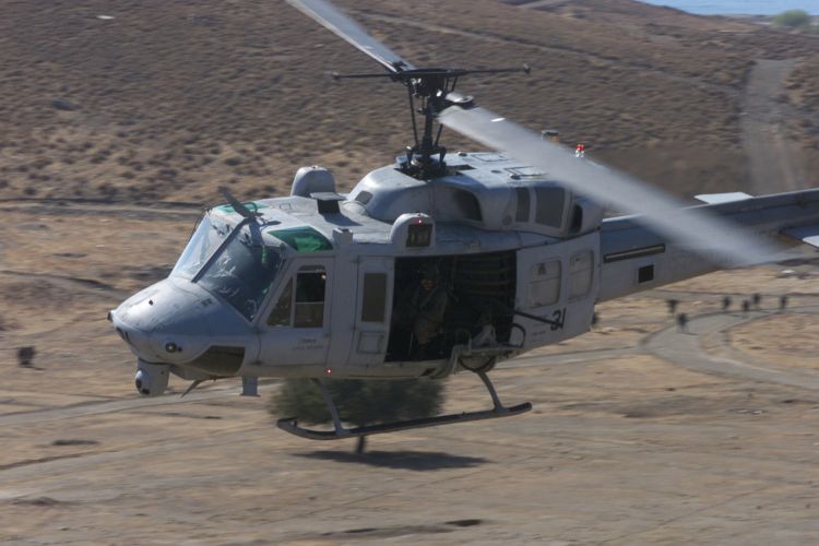 Image: U.S.M.C. UH-1N Huey Helicopter