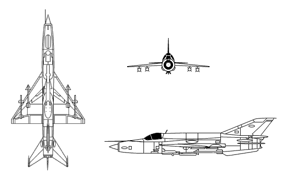 Drawing: Mig-21 Fishbed