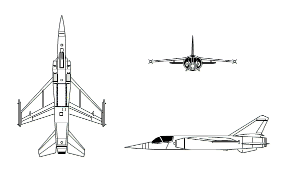 Drawing: Mirage F1