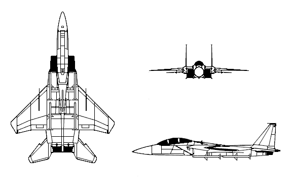 Drawing: F-15 Eagle