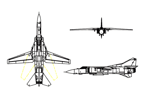 Drawing: MiG-23 Flogger