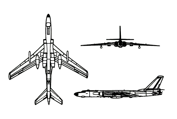 Drawing: Tu-16 Badger