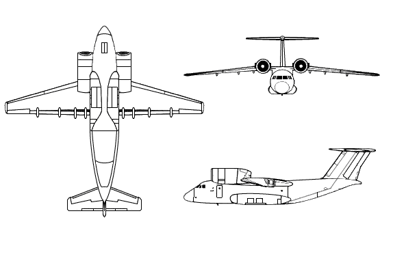 Drawing: An-72 Coaler