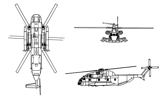 Drawing: CH-53 Sea Stallion