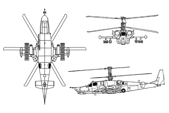 Drawing: Ka-50 Hokum