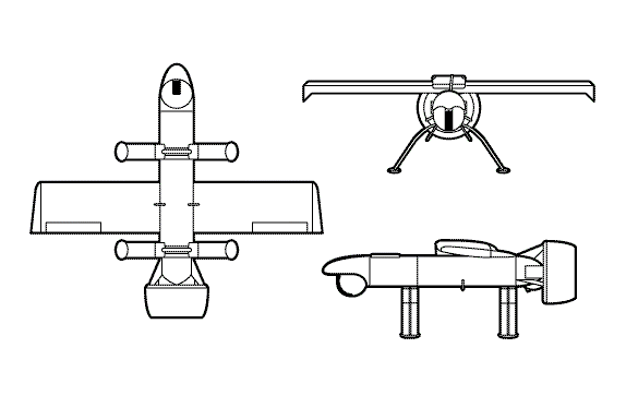 Drawing: Shmel-1 Yak-061